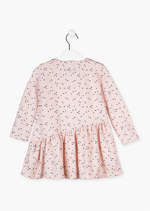 Vestido Niña Estampado Manga Larga Losan