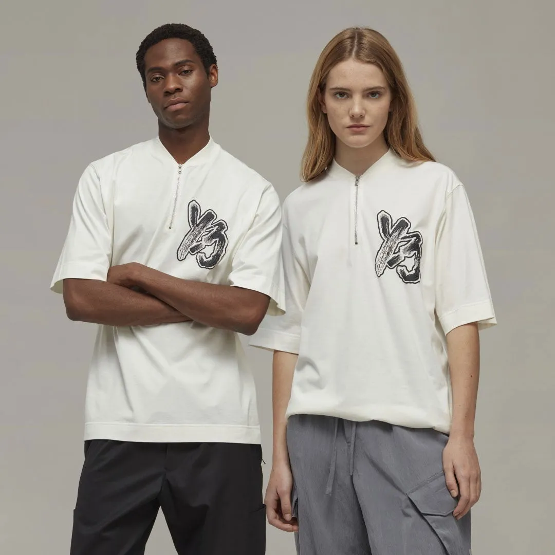 Y3 HALFZIP TEE