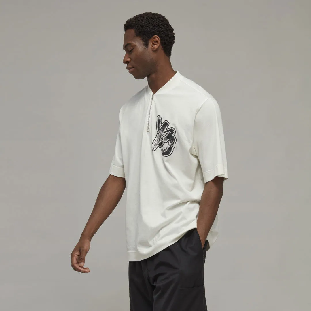 Y3 HALFZIP TEE