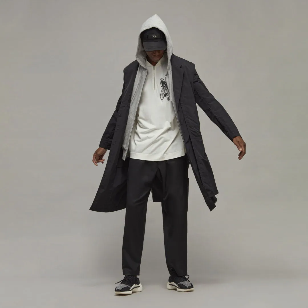 Y3 HALFZIP TEE