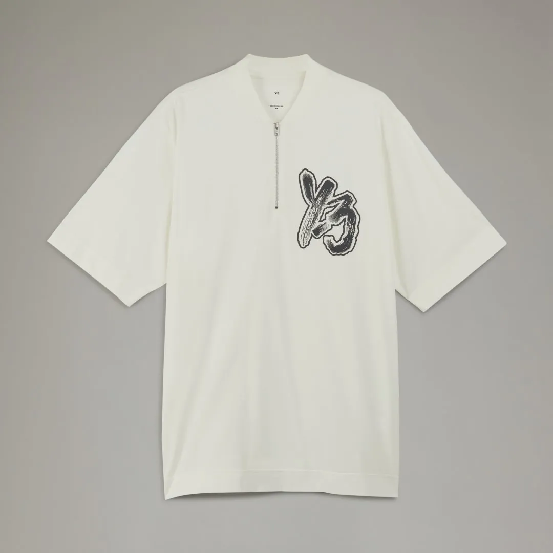 Y3 HALFZIP TEE