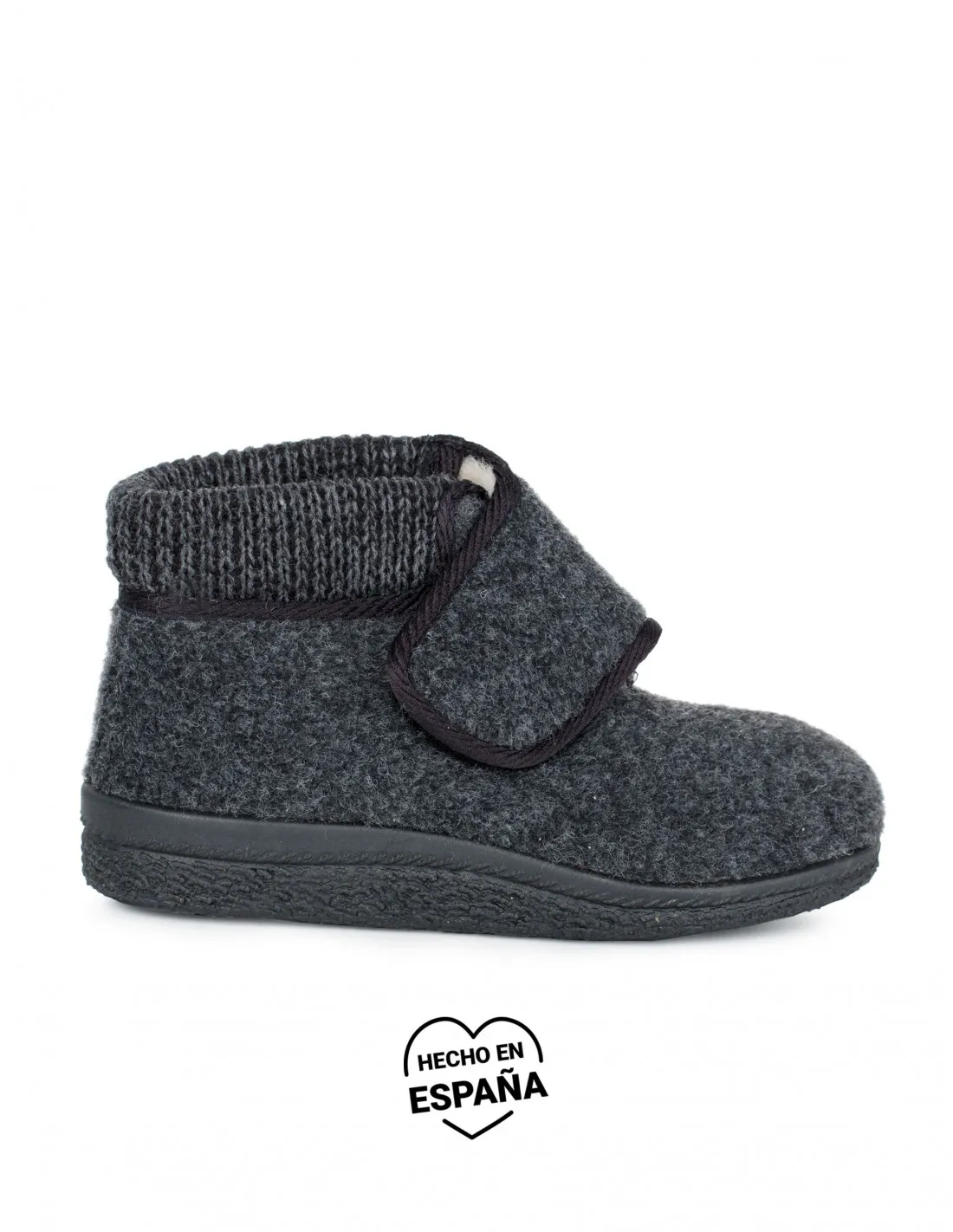 Zapatillas Casa Bota Lana Velcro