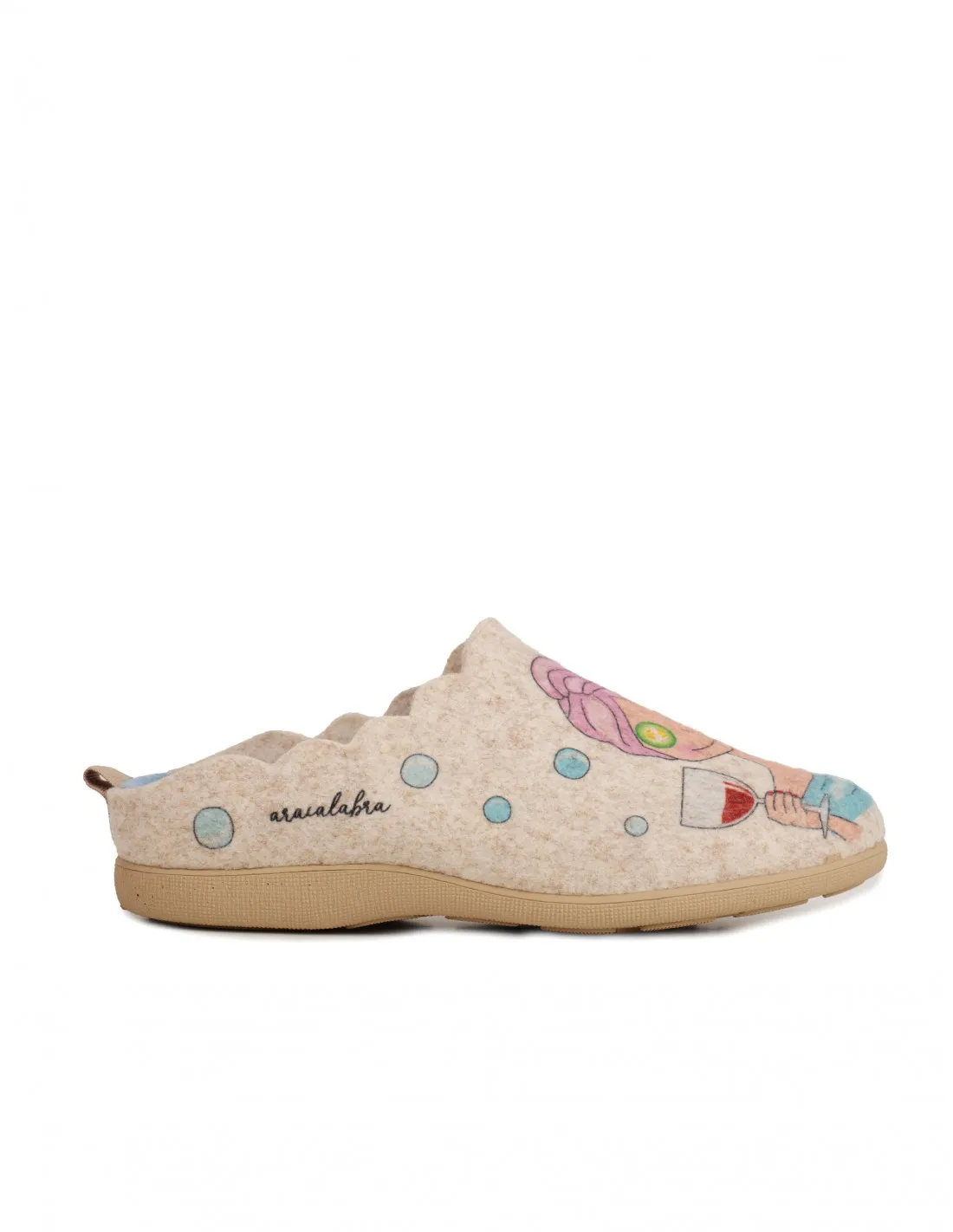 Zapatillas Casa Fieltro Sola en Casa