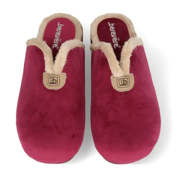 ZAPATILLAS CASA MUJER INVIERNO MOD. SUAVE BURDEOS