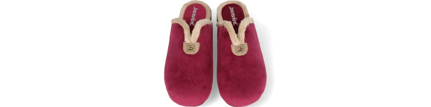 ZAPATILLAS CASA MUJER INVIERNO MOD. SUAVE BURDEOS