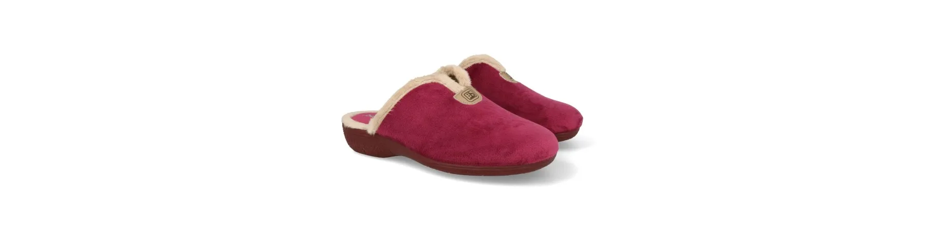 ZAPATILLAS CASA MUJER INVIERNO MOD. SUAVE BURDEOS