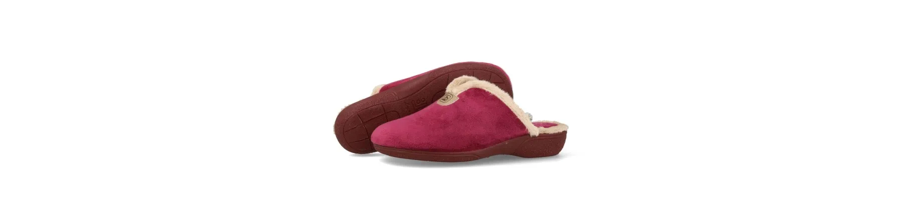 ZAPATILLAS CASA MUJER INVIERNO MOD. SUAVE BURDEOS