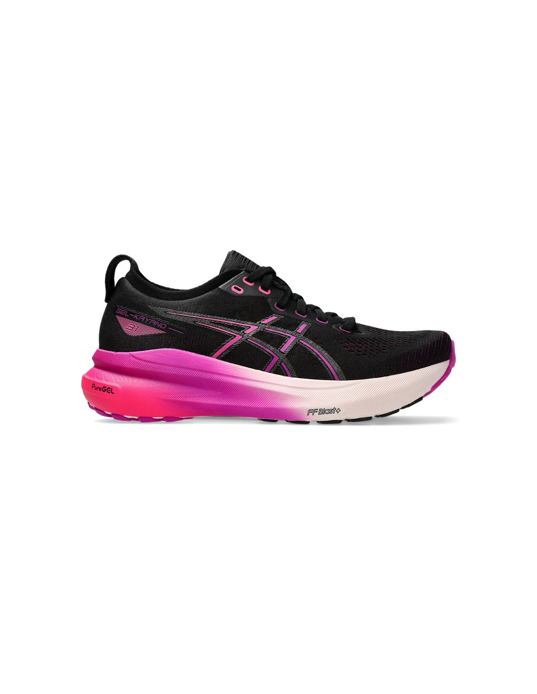 ZAPATILLAS DE RUNNING ASICS GELKAYANO 31 MUJER NEGRO