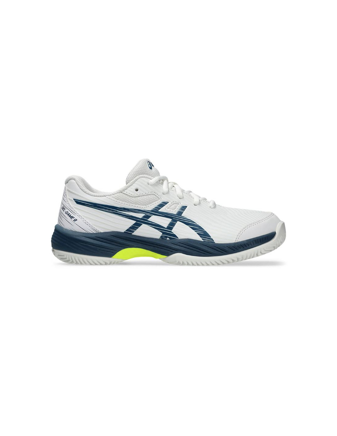 ZAPATILLAS DE TENIS ASICS GELGAME 9 GS CLAY/OC INFANTIL BLANCO
