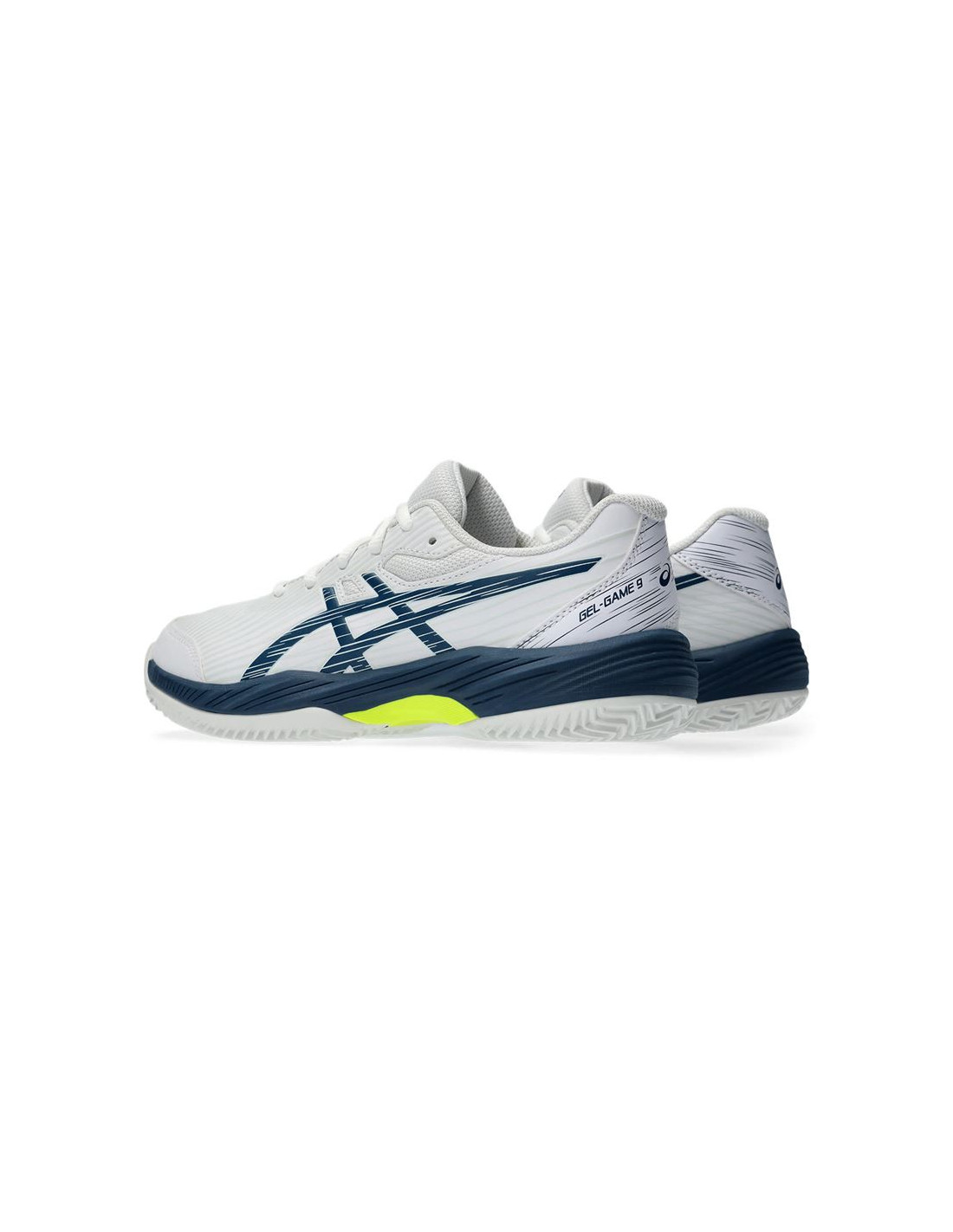 ZAPATILLAS DE TENIS ASICS GELGAME 9 GS CLAY/OC INFANTIL BLANCO