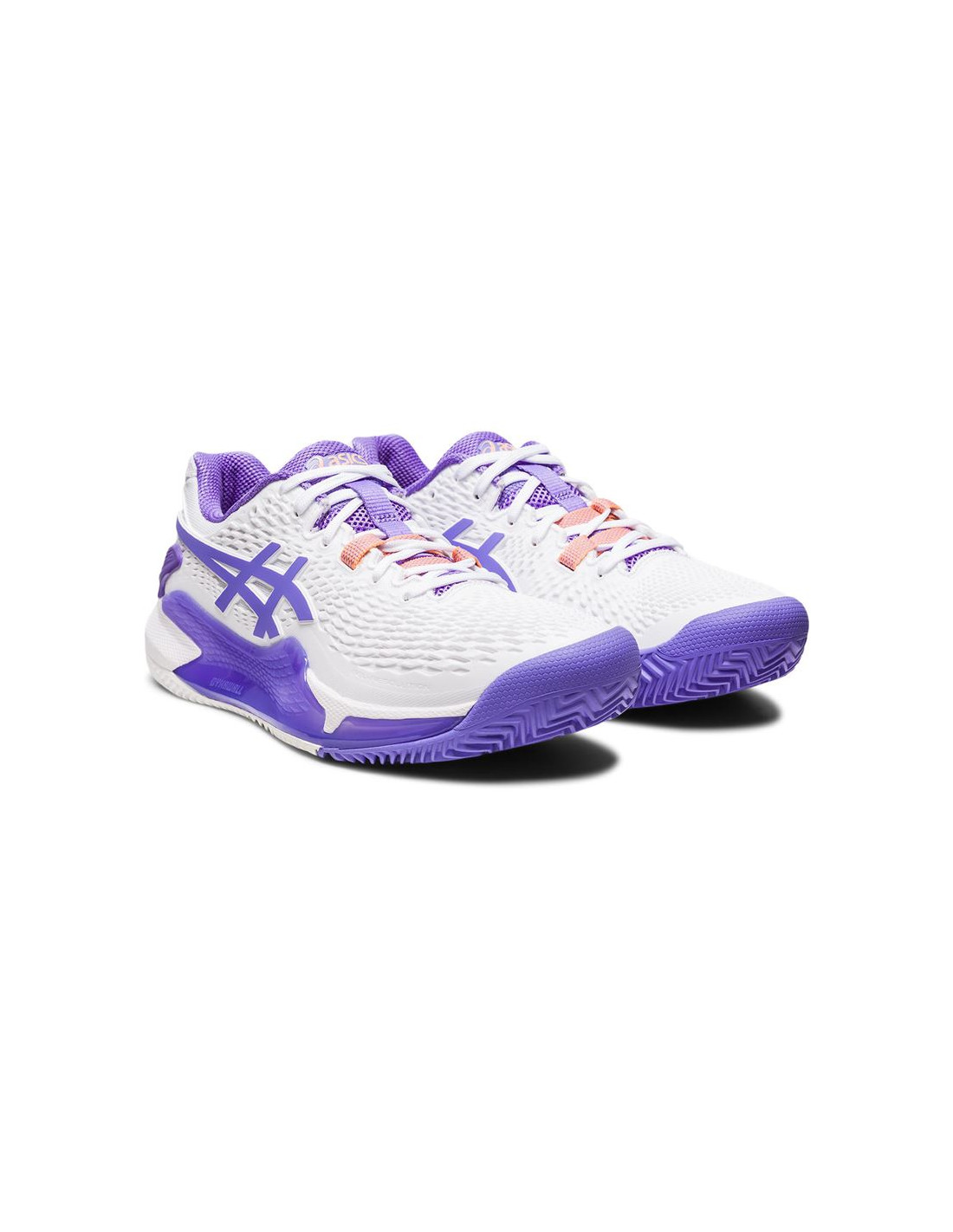 ZAPATILLAS DE TENIS ASICS GELRESOLUTION 9 CLAY LILA MUJER