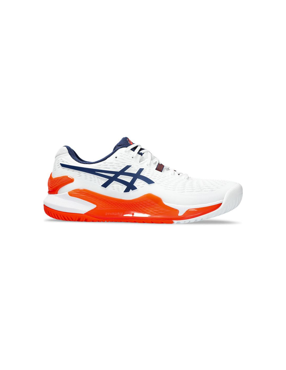 ZAPATILLAS DE TENIS ASICS GELRESOLUTION 9 HOMBRE BLANCO/AZUL