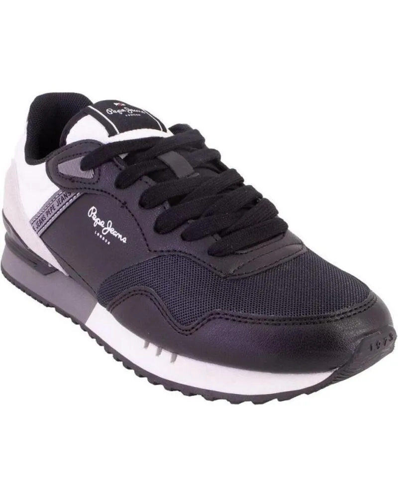 Zapatillas deporte PEPE JEANS  de Hombre PMS30991 ZAPATILLAS CASUAL DE HOMBRE CON BL  NEGRO