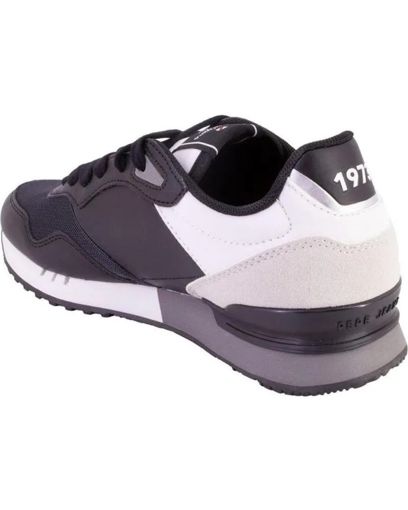 Zapatillas deporte PEPE JEANS  de Hombre PMS30991 ZAPATILLAS CASUAL DE HOMBRE CON BL  NEGRO