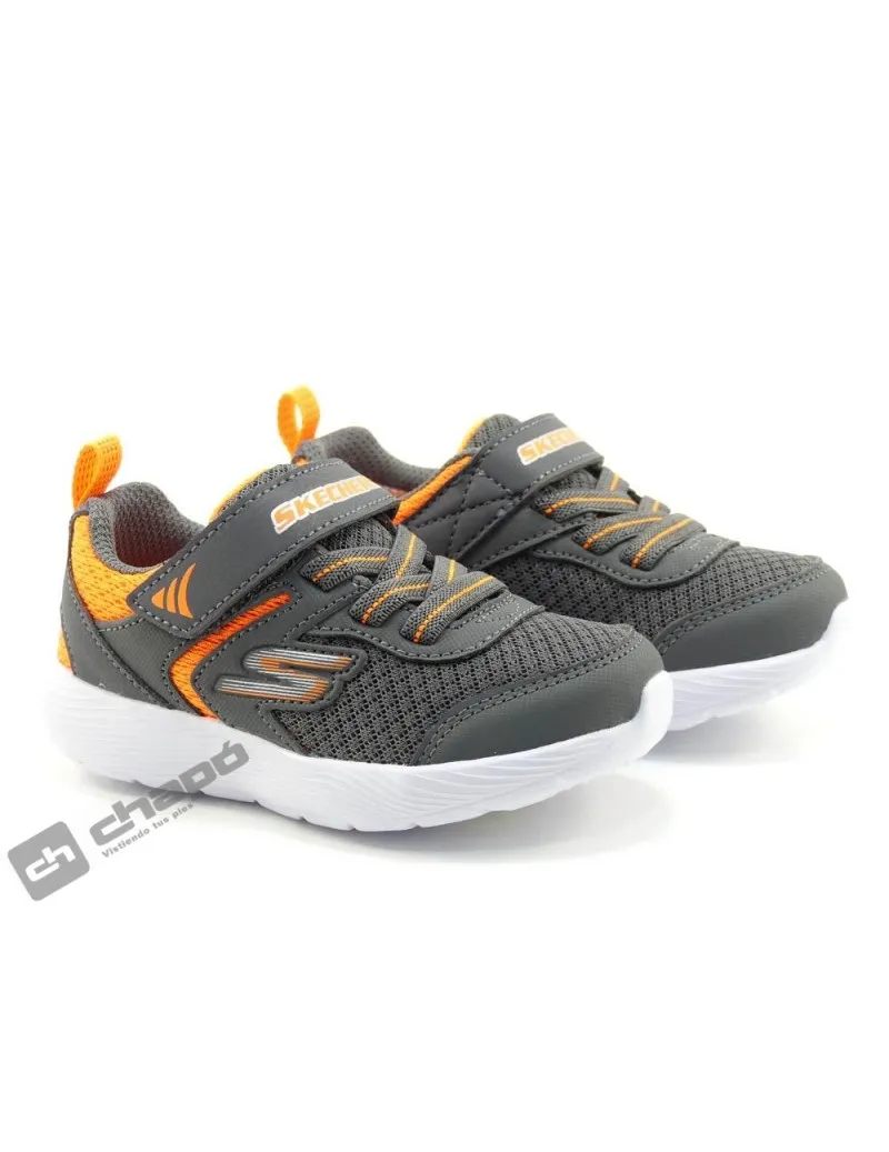 Zapatillas Deportiva Antracita Skechers 407237n