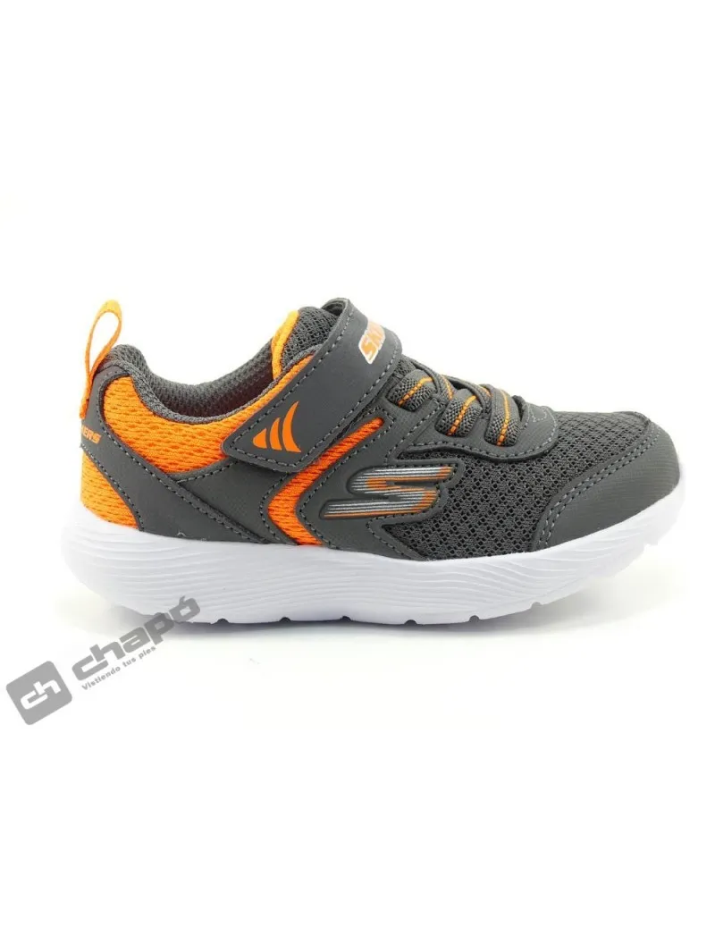 Zapatillas Deportiva Antracita Skechers 407237n