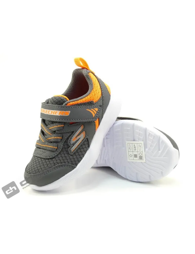 Zapatillas Deportiva Antracita Skechers 407237n