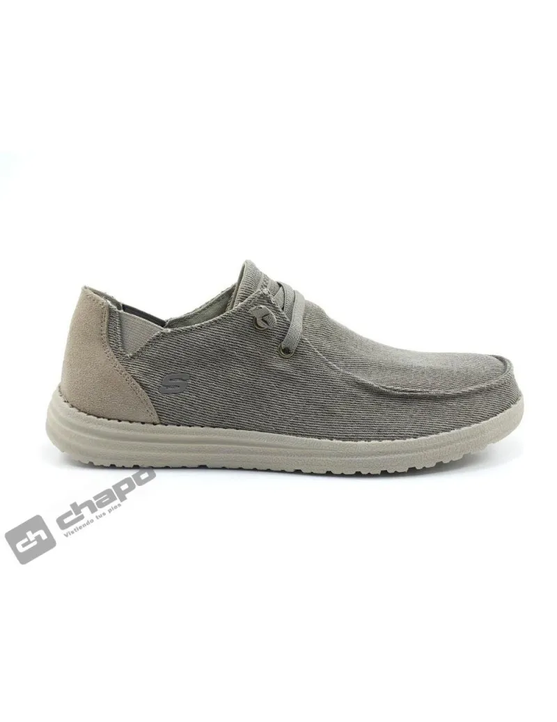 Zapatillas Deportiva Taupe Skechers 66387 **