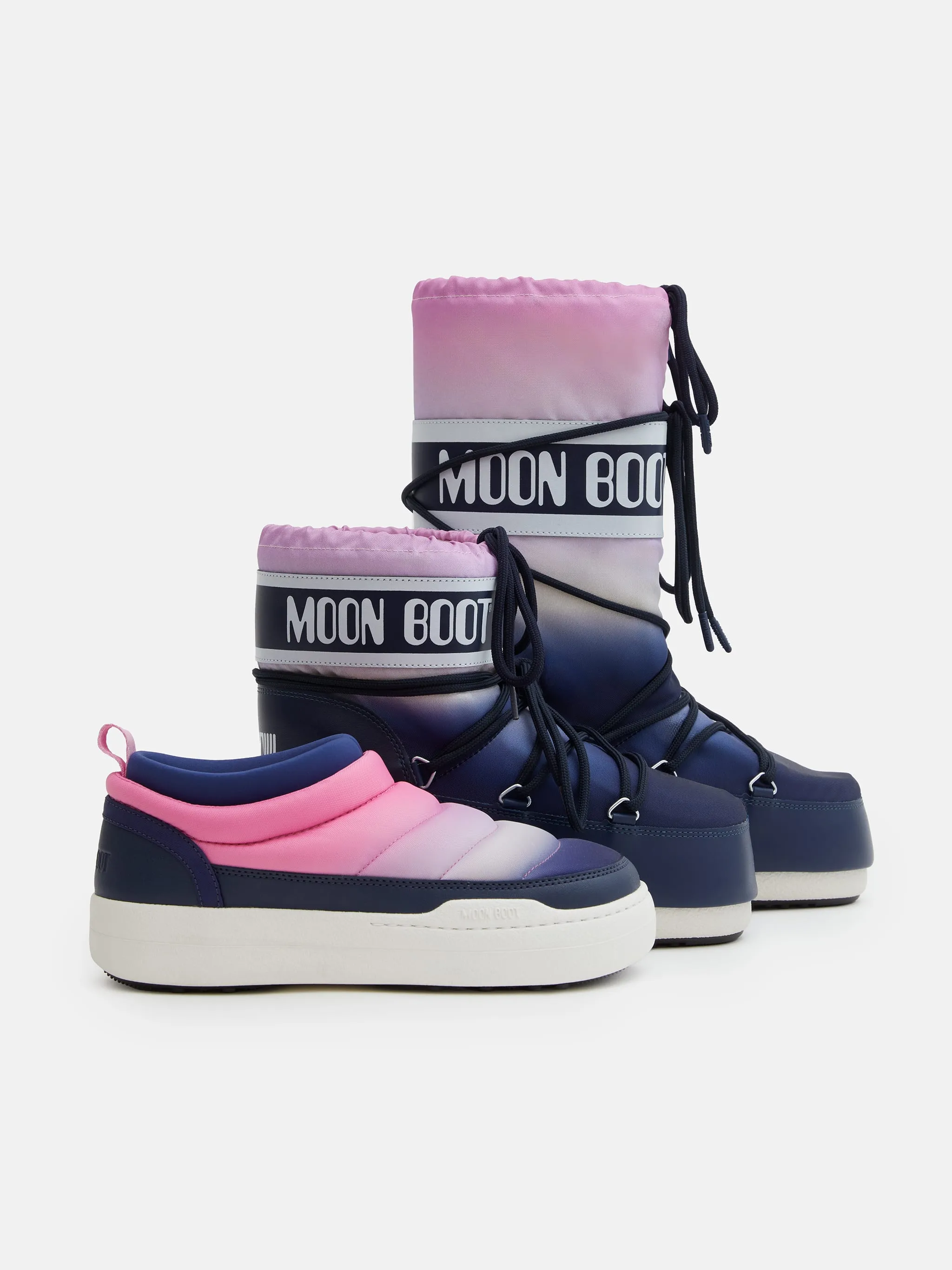 ZAPATILLAS PARK SOFT AZUL CON ESTAMPADO ANOCHECER